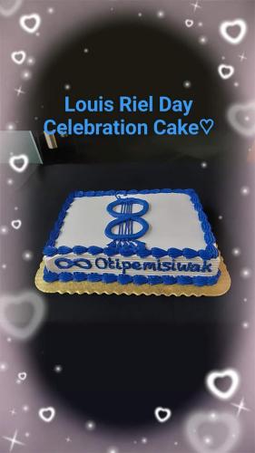 louis riel day cake